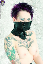 Hot Goth In Mask 07