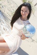 Lovely Teen Olivia Strips On The Beach 00