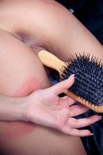 Pretty Patricia Treated Herself To A Brand New Hairbrush 15