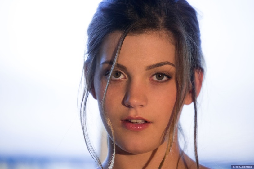 Aubrey Snow Dips Herself Into A Warm Bath