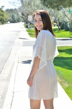 Sexy FTV Girl Kylie Masturbates Outside 05