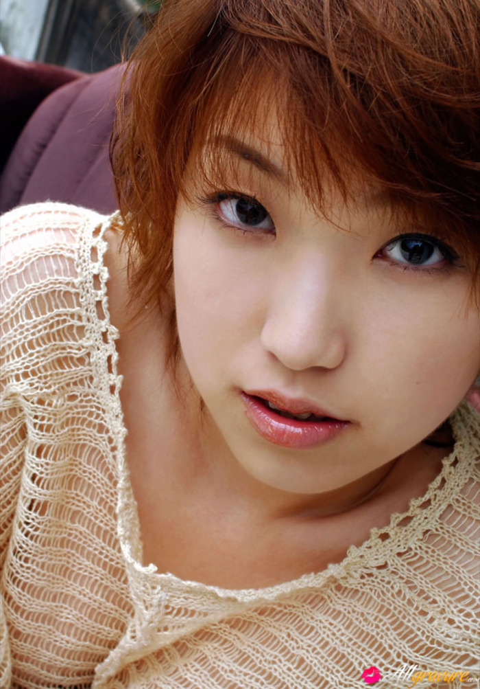 Madoka Kikuhara In See Through Sweater