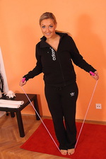 Kristal using a skipping rope 00