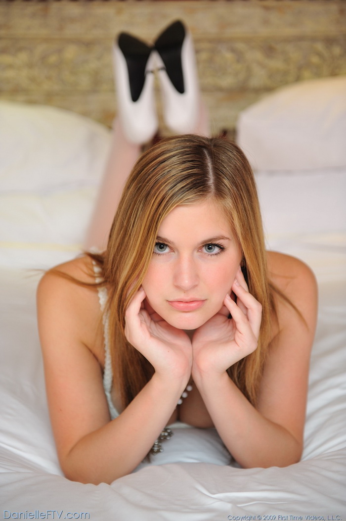 Danielle in stockings