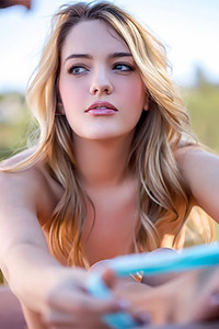 Kenna James Slowly Removes Her Lingerie 